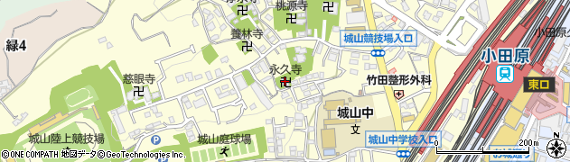 永久寺周辺の地図