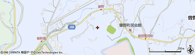愛知県瀬戸市曽野町周辺の地図