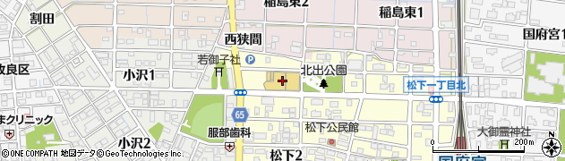 平和堂稲沢店周辺の地図
