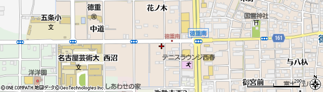 愛知県北名古屋市徳重（高道）周辺の地図