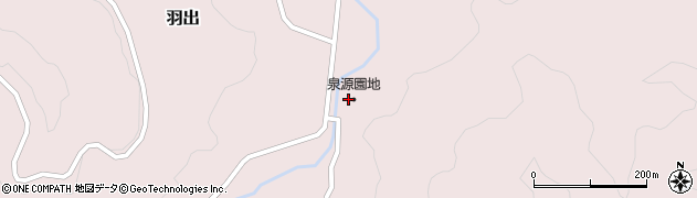 岡山県苫田郡鏡野町羽出1710周辺の地図