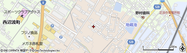 滋賀県彦根市地蔵町74周辺の地図