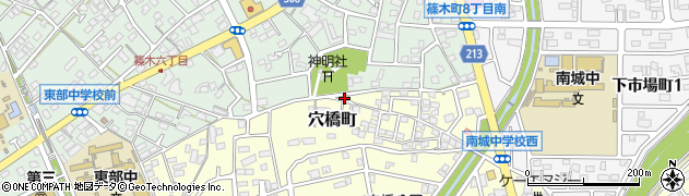 愛知県春日井市穴橋町1605周辺の地図