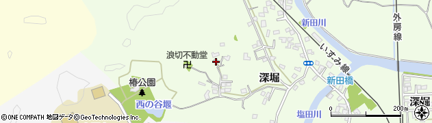 千葉県いすみ市深堀613周辺の地図