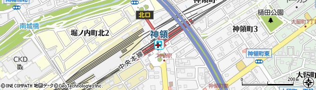 愛知県春日井市神領町571周辺の地図