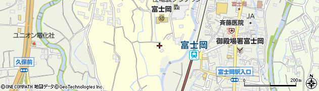 静岡県御殿場市中清水103周辺の地図