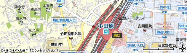 名代 箱根そば 小田原店周辺の地図