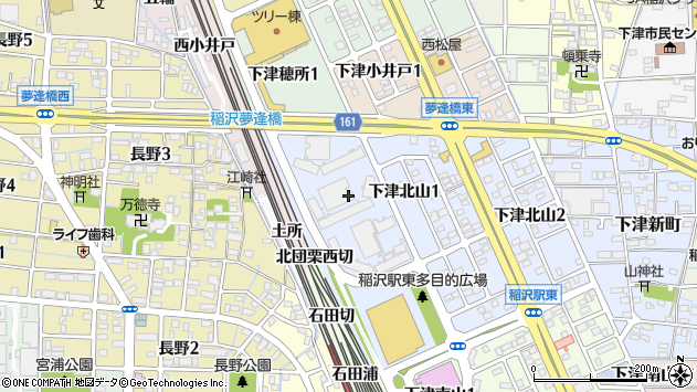 〒492-8094 愛知県稲沢市下津北山の地図