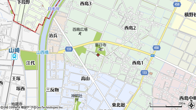 〒492-8328 愛知県稲沢市西島の地図