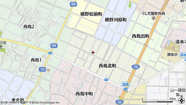 〒492-8321 愛知県稲沢市西島北町の地図