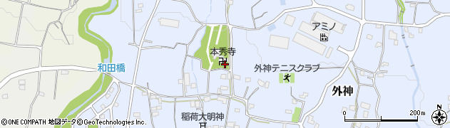 静岡県富士宮市外神519周辺の地図