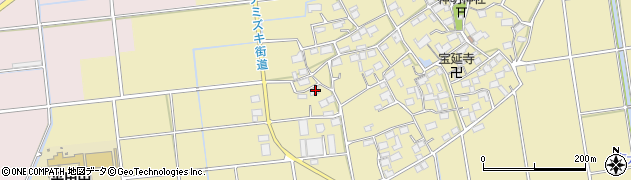 岐阜県海津市平田町蛇池66周辺の地図
