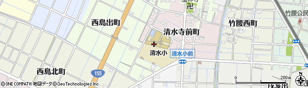 愛知県稲沢市清水寺前町126周辺の地図