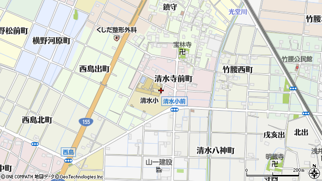 〒492-8316 愛知県稲沢市清水寺前町の地図