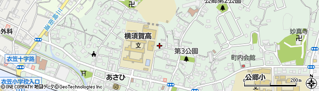 神奈川県横須賀市公郷町3丁目115周辺の地図