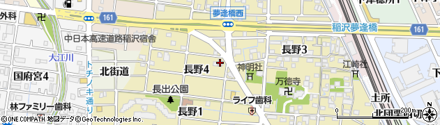 長城飯店 稲沢店周辺の地図