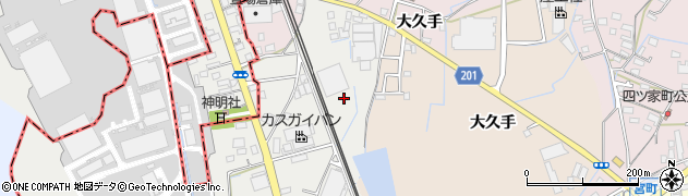愛知県春日井市春日井上ノ町割畑周辺の地図