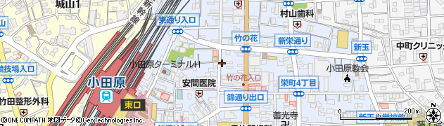 有限会社小田原不動産　本店周辺の地図
