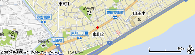 心光寺入口周辺の地図
