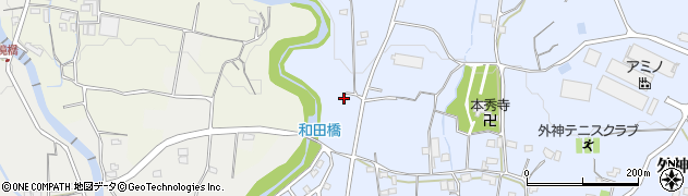 静岡県富士宮市外神1614周辺の地図