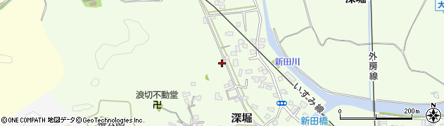 千葉県いすみ市深堀809周辺の地図