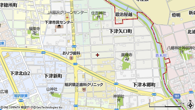 〒492-8065 愛知県稲沢市下津大門町の地図