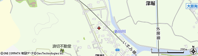 千葉県いすみ市深堀818周辺の地図