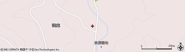 岡山県苫田郡鏡野町羽出1823周辺の地図