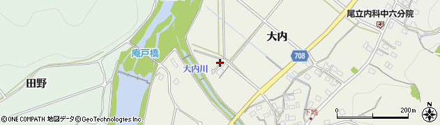 京都府福知山市下地周辺の地図