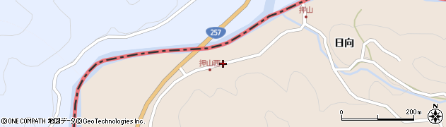 愛知県豊田市押山町（小田）周辺の地図