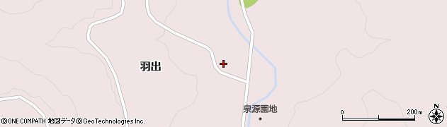 岡山県苫田郡鏡野町羽出1819周辺の地図