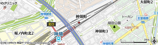 愛知県春日井市神領町456周辺の地図
