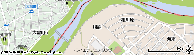 愛知県名古屋市守山区上志段味（川原）周辺の地図