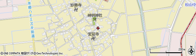 岐阜県海津市平田町蛇池119周辺の地図