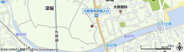 千葉県いすみ市深堀1218周辺の地図