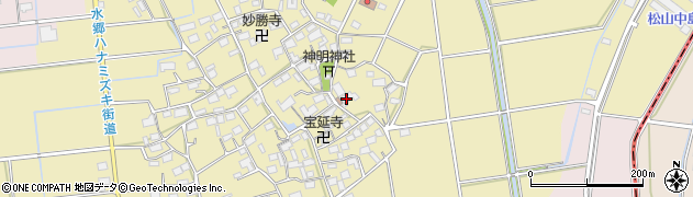 岐阜県海津市平田町蛇池120周辺の地図