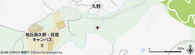 神奈川県小田原市荻窪1971周辺の地図