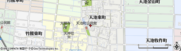 天池公民館周辺の地図