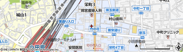 明治安田生命　小田原西営業所周辺の地図