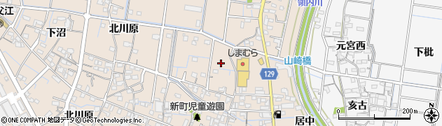 愛知県稲沢市祖父江町祖父江（居中）周辺の地図