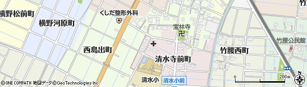 愛知県稲沢市清水寺前町33周辺の地図