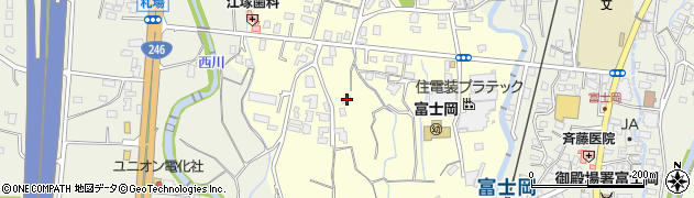 静岡県御殿場市中清水83周辺の地図