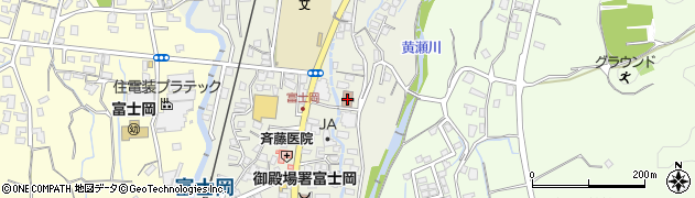 御殿場市役所　支所等富士岡支所地区振興スタッフ周辺の地図