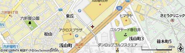 十六銀行春日井支店周辺の地図