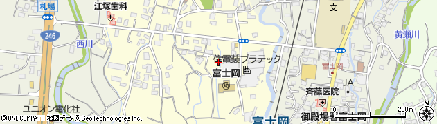 静岡県御殿場市中清水93周辺の地図