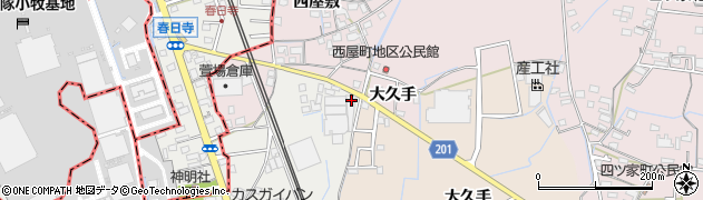 愛知県春日井市春日井上ノ町割畑80周辺の地図