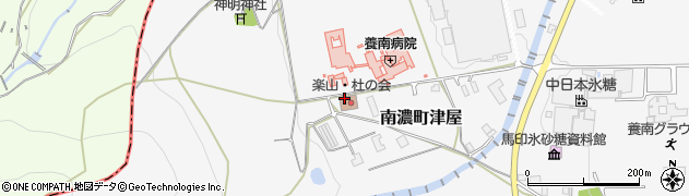 社会福祉法人楽山・杜の会　ハートフルブック岐阜周辺の地図
