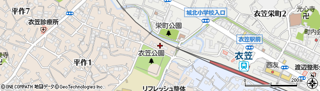 神奈川県横須賀市平作1丁目5周辺の地図