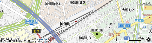 愛知県春日井市神領町428周辺の地図