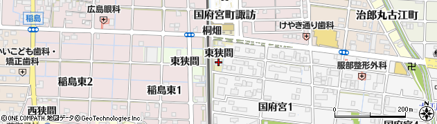 愛知県稲沢市稲島法成寺町東狭間7周辺の地図